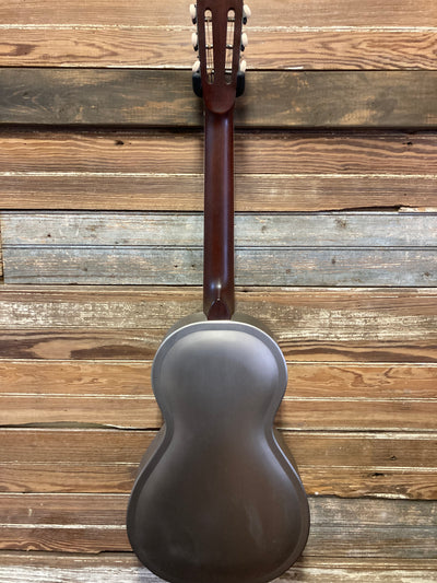 LEFTY!! Parlor Resolian | Antique Steel