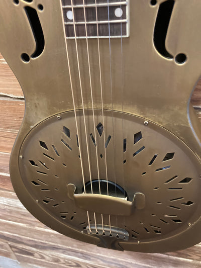 Parlor Resolian | Antique Bronze W/ Pickup