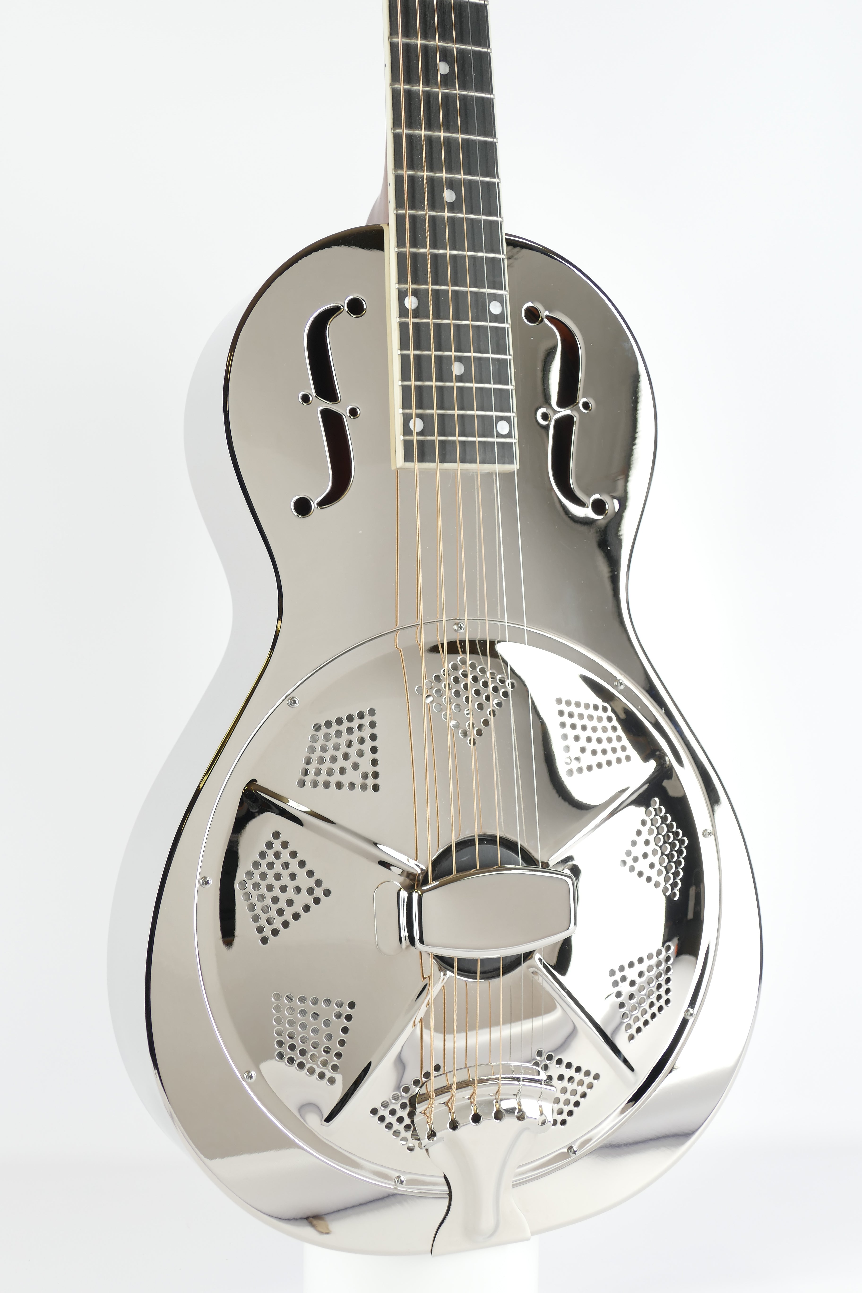 Parlor Resolian | Polished Nickel - Republic Guitars | Austin Texas