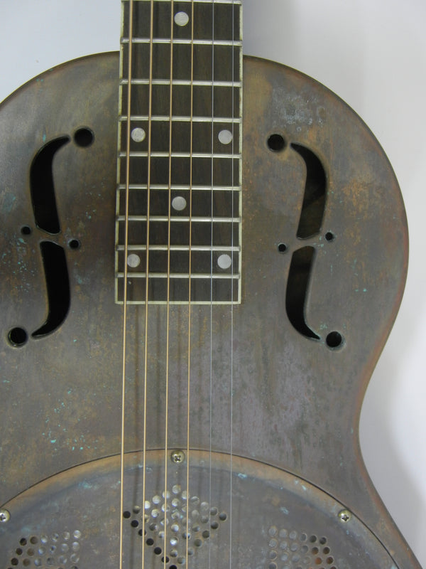 Parlor Resolian | Copper Rust - Republic Guitars | Austin Texas